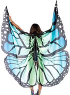 Sommerfugl (kvinne), kostyme-vinger